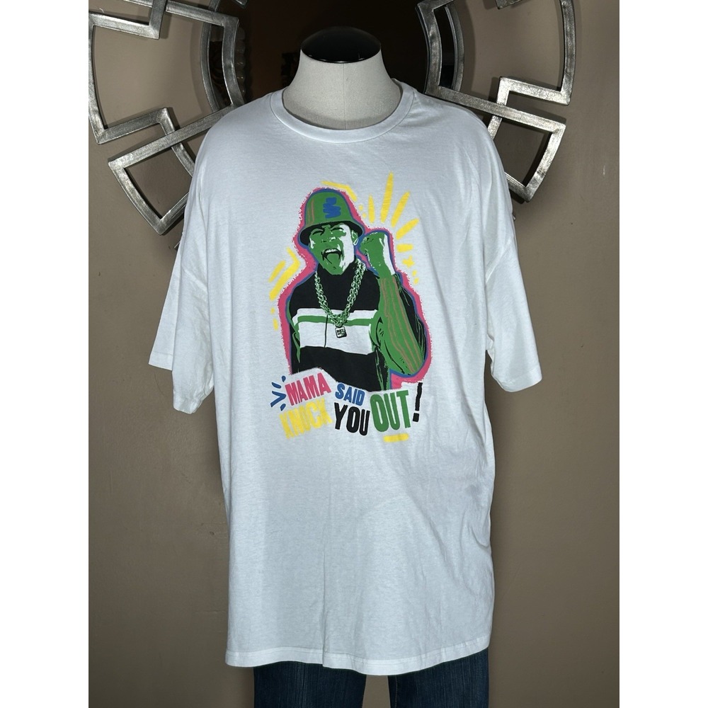 WOMENS' LL Cool J ROCK THE BELLS "MAMA SAID KNOCK YOU‎ OUT" T-SHIRT M